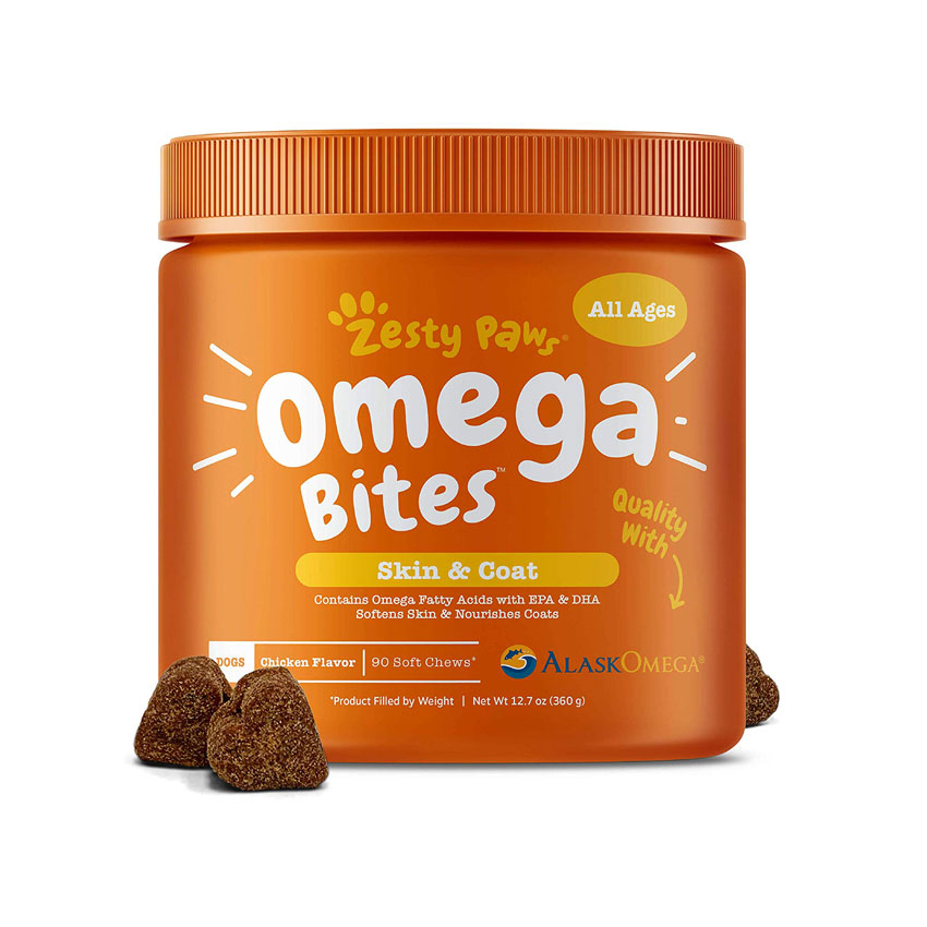  Omega 3 Alaskan Fish Oil Chew Treats for Dogs